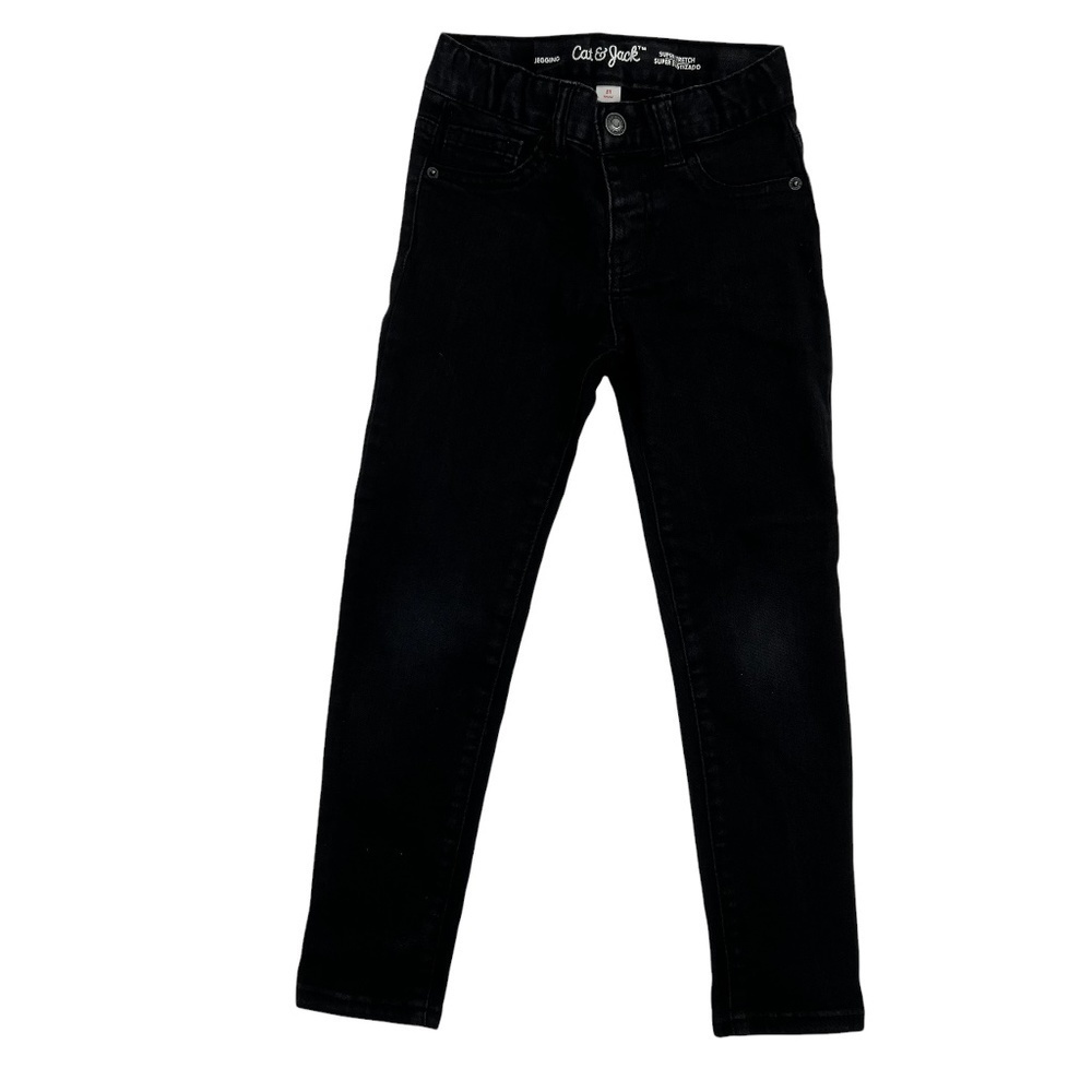 Cat & Jack' Black Super Stretch Skinny Denim Jeggings Size 5T